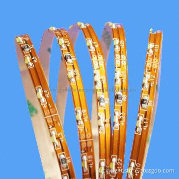Side View LED Strip Light with 12V DC Voltage, Flexible PCB and 3m Double-sided Type